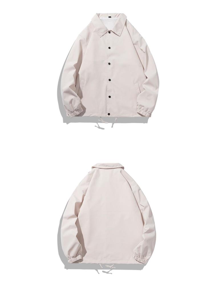 American Style Top Coach Jacket - Spring/Autumn Trendy Men's Lapel Casual Jacket