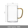 High-Temperature Resistant Borosilicate Glass Cup with Handle - Ideal for Tea, Water, or Household Use
