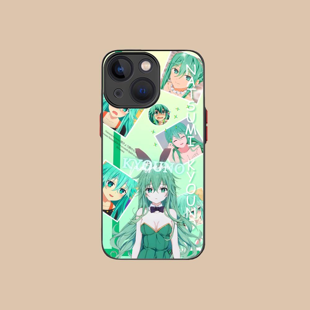 Date a Live Natsumi Kyouno Phone Case for iPhone 16 15 14 13 12 11 X XR XS 8 7 Pro Max Plus Mini Colour Printing Silicone Luxury