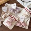 Sweet Fabric Bow Children's Bangs BB Hair Clip Pink Candy Girls Side Hair Clip