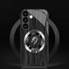 Dragon Patterned Black Glass Phone Case Suitable for Samsung Galaxy S26 S25 S24 S23 S22 S20 FE/Ultra/Plus Anti Drop Back Cover