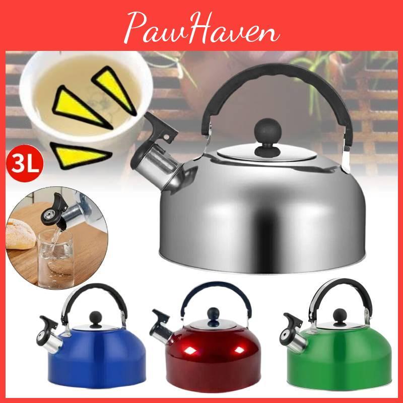 Elegant Stainless Steel Whistling Kettle Versatile Colors Modern Design Ideal For Everyday Use