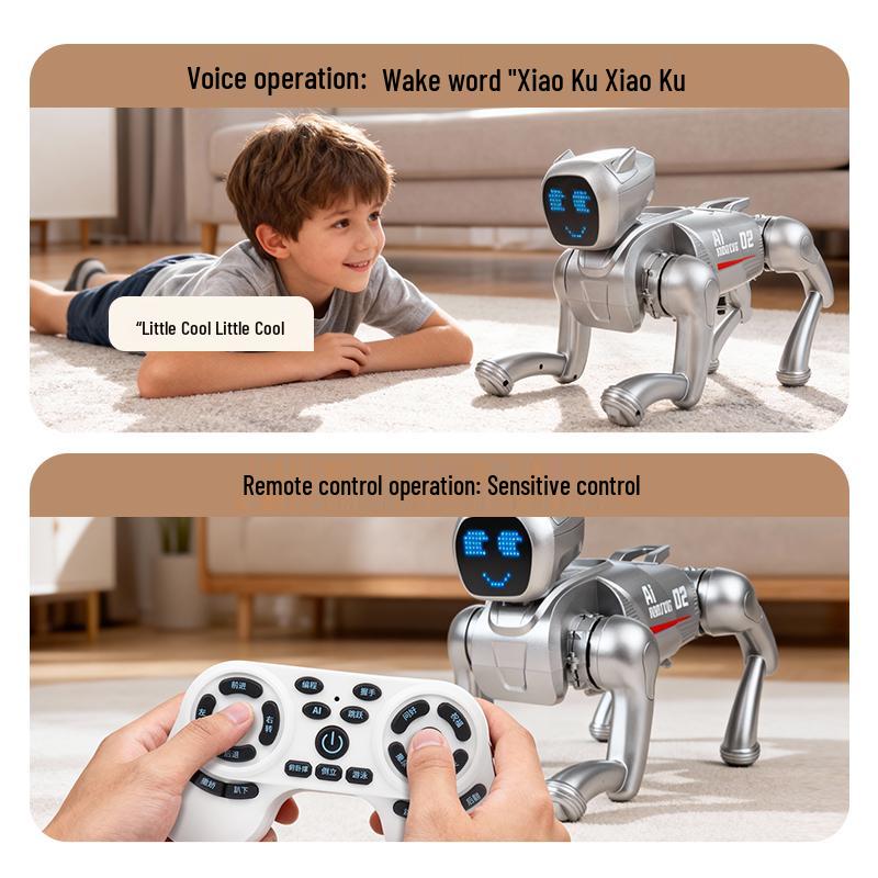 AI Robot Dog: Smart Educational Toy & Companion with Remote Control for Children