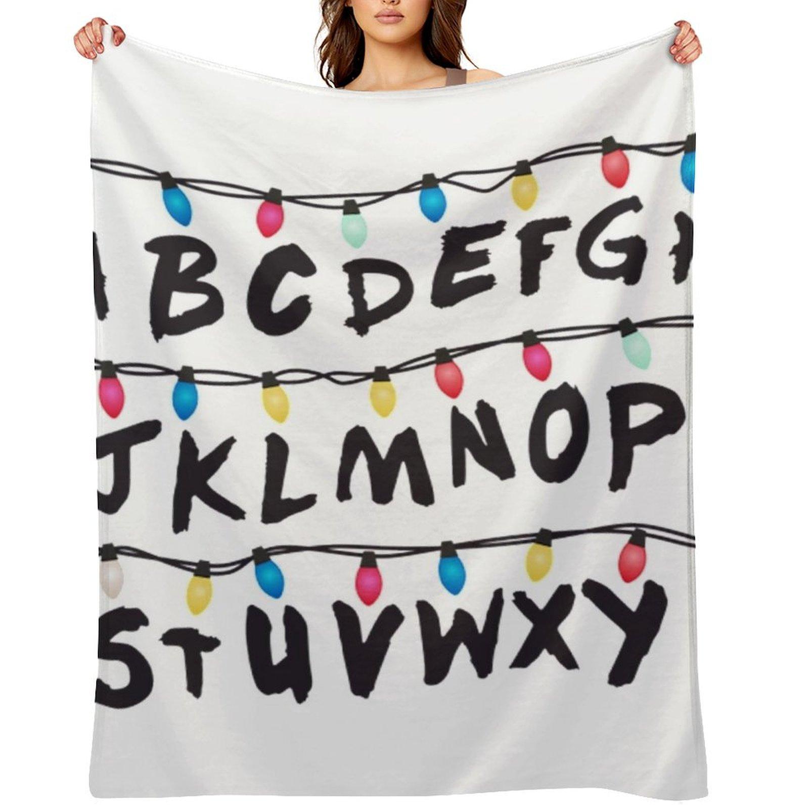 

ABCDEFGH Throw Blanket Blankets Sofas Of Decoration Blankets For Sofas For Sofa Thin Soft Plush Plaid Blankets 30x40in