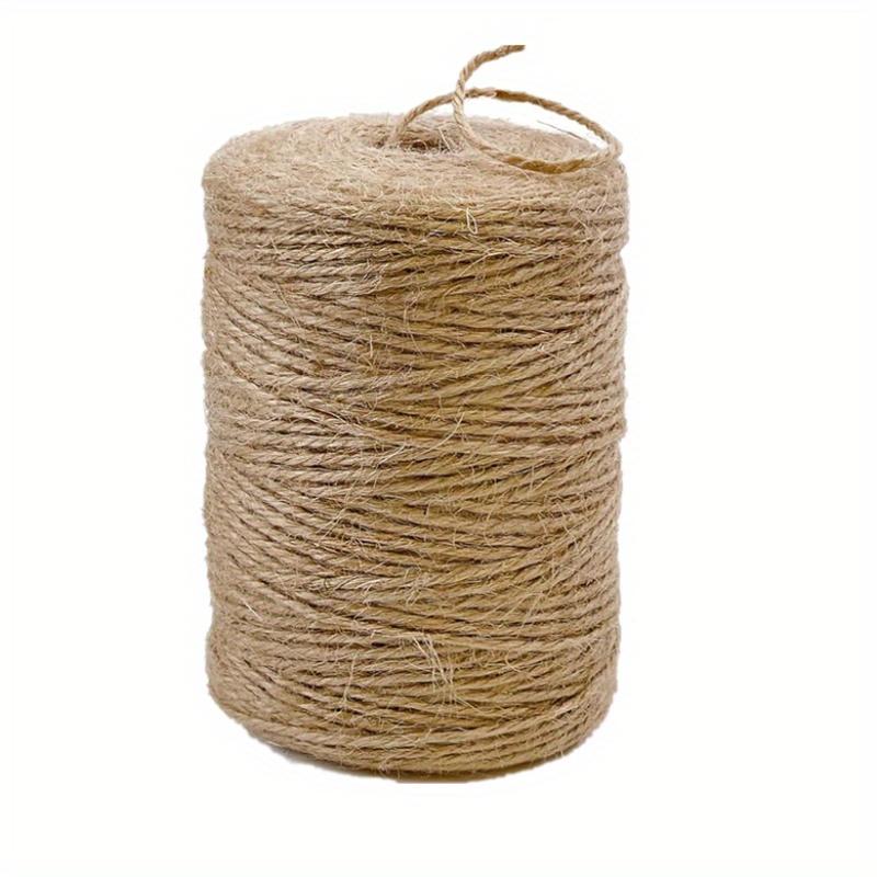 

Джутовая веревка 2 мм, натуральный толстый садовый шпагат для поддержки растений, связывания в пакеты, поделок, упаковки, кружевных проектов 1pc