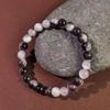 8mm Grey Moonstone Natural Stone Hand-woven Bracelet Is Suitable for Both Men and Women,making It a Perfect Gift for Friends and Family or for Parties