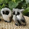 Simulation Owl Ornament Cute Furry Home Decoration Ornament Adornment Simulation Action Figures Christmas Kids Gift