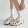 Star lightweight non-slip inner heightening bag head thick-soled slippers women wear cool slippers outside summer