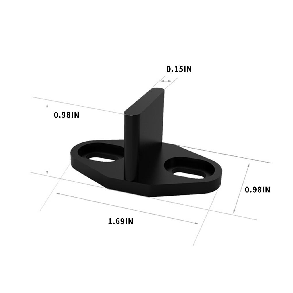 Ghid de podea pentru ușă de hambar ABS, înlocuire, anti-rugină, detașabil, acoperit, ghiduri de fermă pentru fermă, accesorii hardware