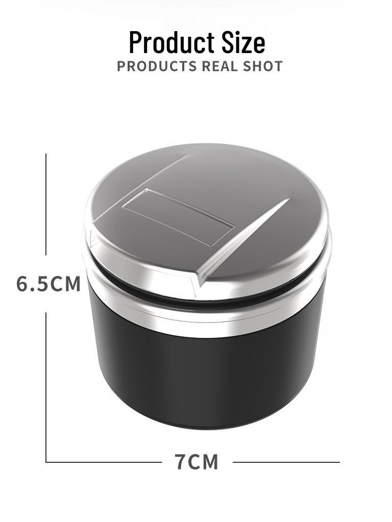 Compatible Ashtray for Lynk & Co Models 03, 09, 01, 06, 05, 02, ZERO - Features Cover & LED Light