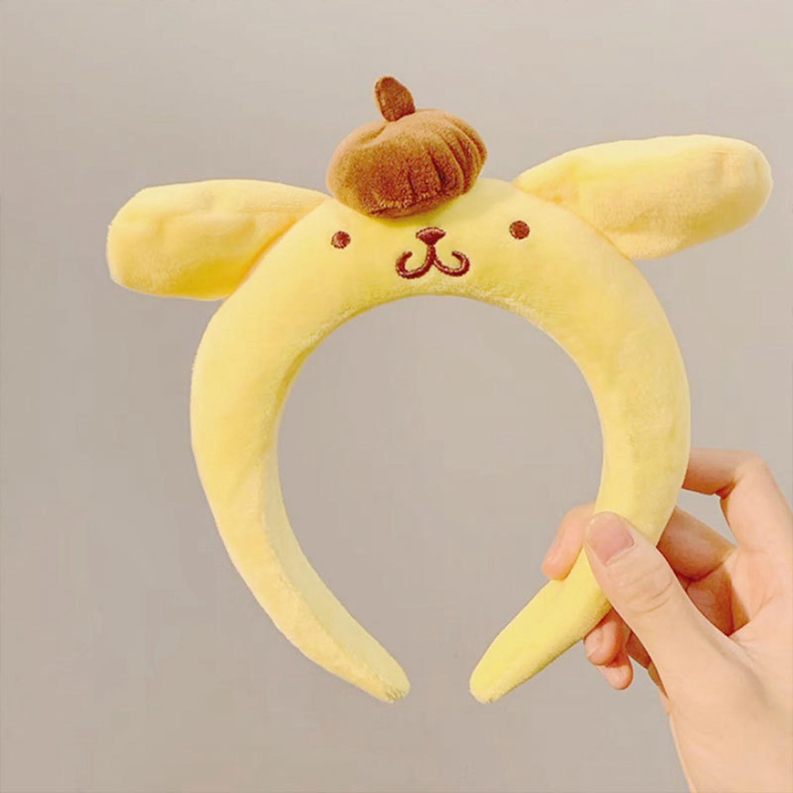 

Girls Headband For Washing Face, Plush Wide, No Pinching, Cute Headband One Size