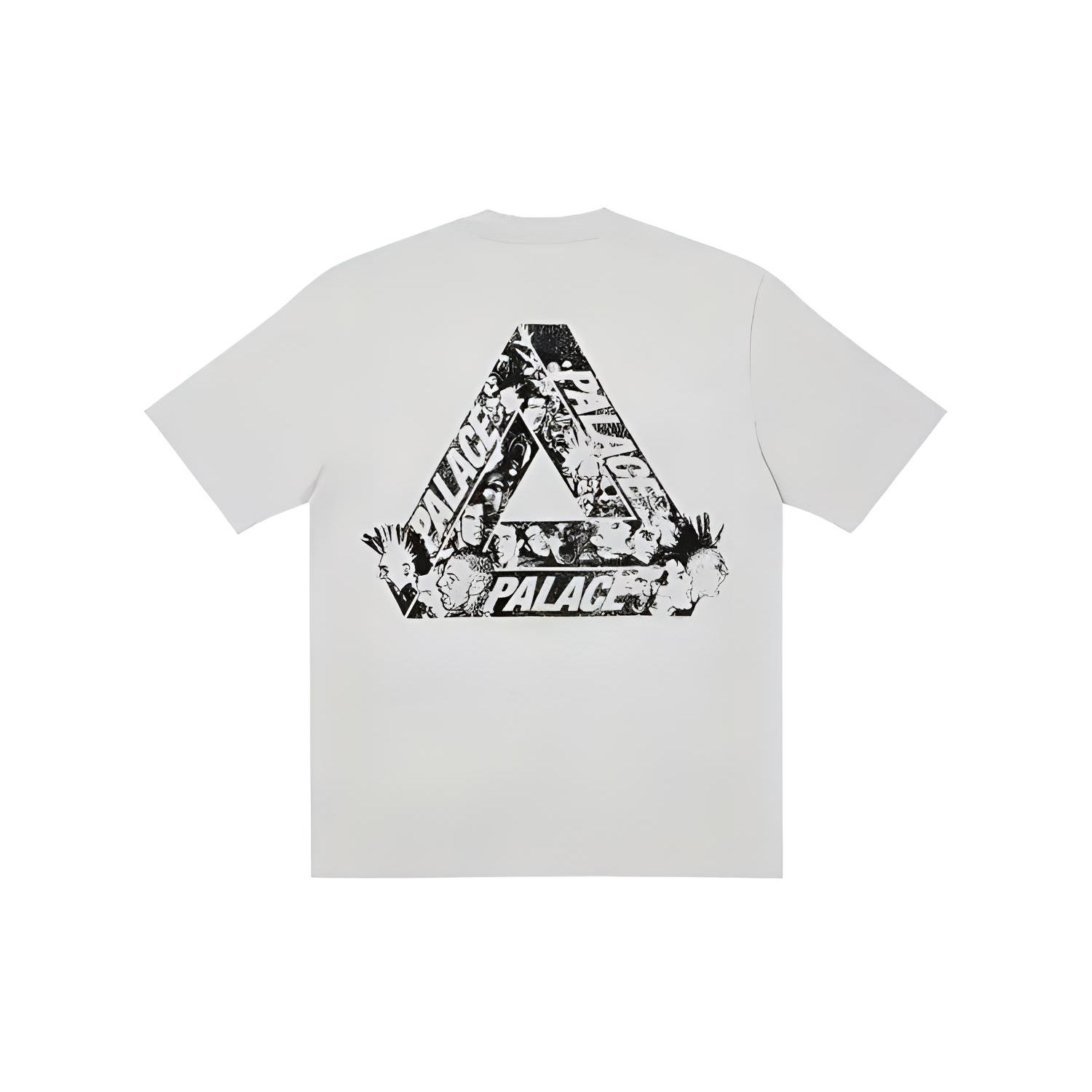 Футболка Palace Tri-Heads Серая меланжевая Унисекс Топы P21TS150 S