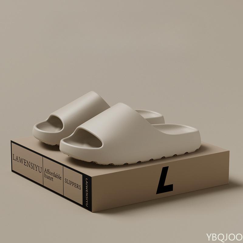 

Fashion 2025 New Couple Slippers Summer New Non-slip Wearing Sandals Thick-soled Stepping Shit sandals Men Women Slipper Zapatos Homme 36-37