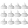 White Floating Candles LED Water Candles Floating Tea Lights 12 Pieces Water Activated Flickering Waterproof Tea Lights Table