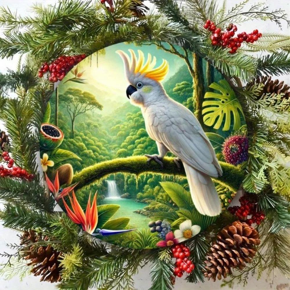 Metal Art Bird Wall Sign for Home Garden Office Decor