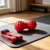 Foam Massage Ball Feet Back Shoulders Relief Non-Inflatable ABS Yoga Therapy Roller Peanut Shape