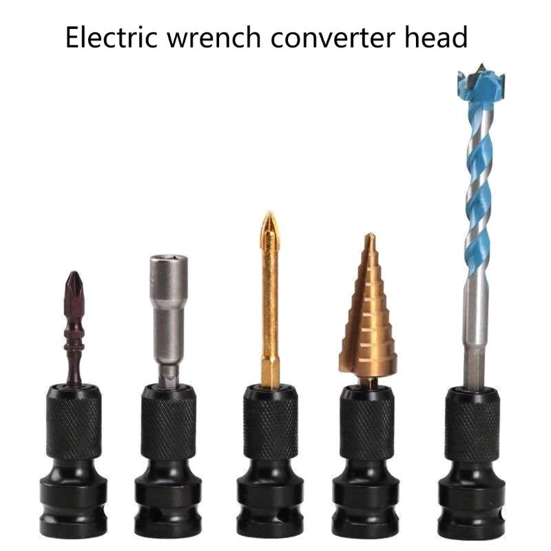 Multifunctional Universal Adapter Set for Hexagonal Bit Crafted from Chrome Vanadiums Steel Ideal for Hand Tool Kit