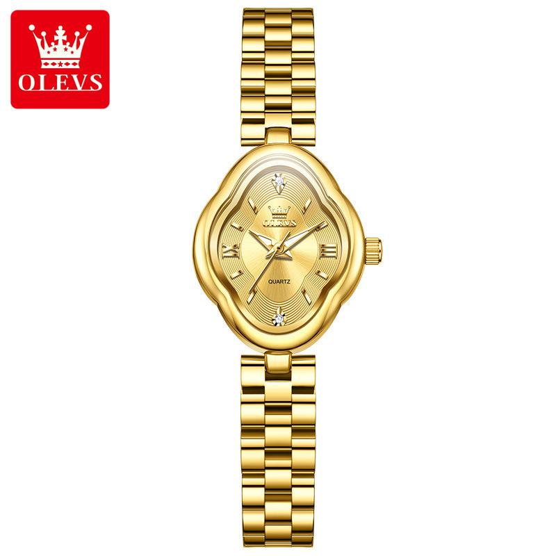 OLEVS Gold Woman Watch Fashion Waterproof Luminous Original Quartz Watch for Women Fashion Elegant Ladies Watches