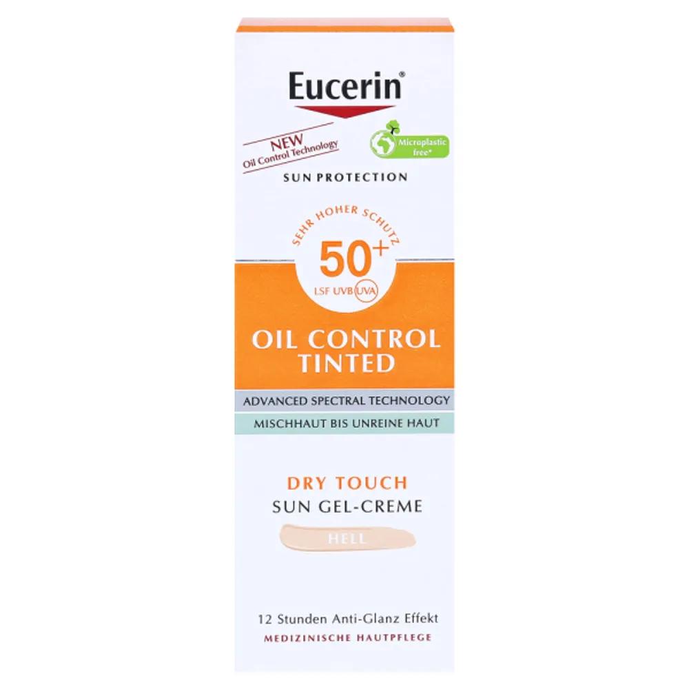 Eucerin Oil Control Tinted Sun Gel Cream SPF50+ Light 50ml