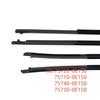 Electroplated Exterior Trim & Sound Insulation Sealing Strip for 2021 Harrier (75720-0E150)
