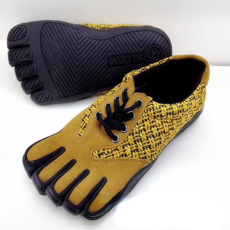 

Низкие мужские повседневные туфли из хлопка и льна с кожаной строчкой, на шнуровке, с пятью носками, с нескользящей подошвой, с уникальным усовершенствованным ощущением стопы 45 жёлтый