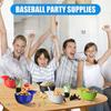 Ice Cream Bowl Set Baseball Cap Shape Colorful Reusable Multipurpose Mini Dessert Bowls Party