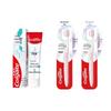 Strong White Baking Soda Toothpaste with Toothbrushes Set