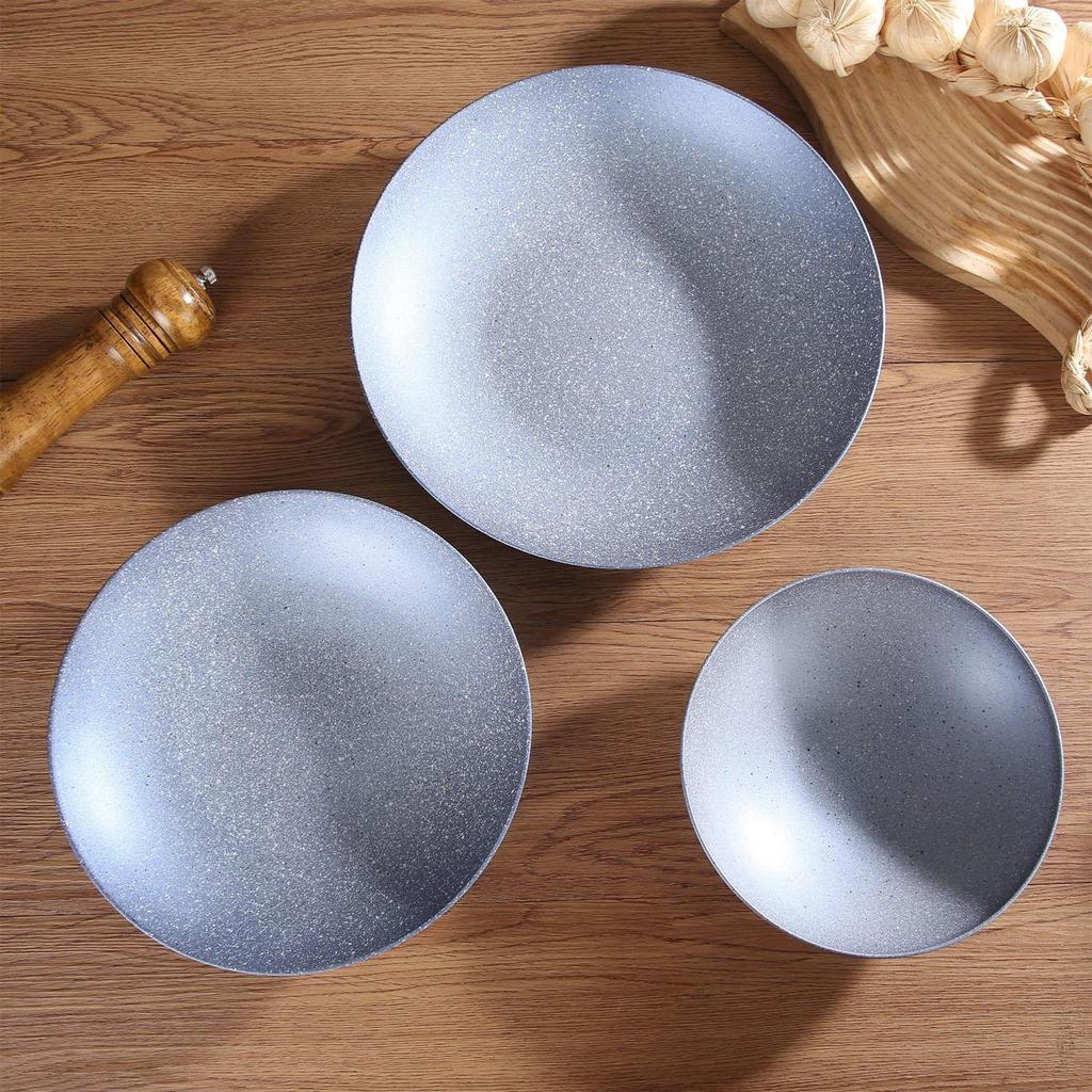 Pentola calda portatile antiaderente con bruciatore ad alcol, 2 in 1 cuocitore per pentola secca per cucina asiatica autentica, per uso domestico o ristorante