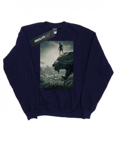 Marvel Mens Black Panther Poster Sweatshirt