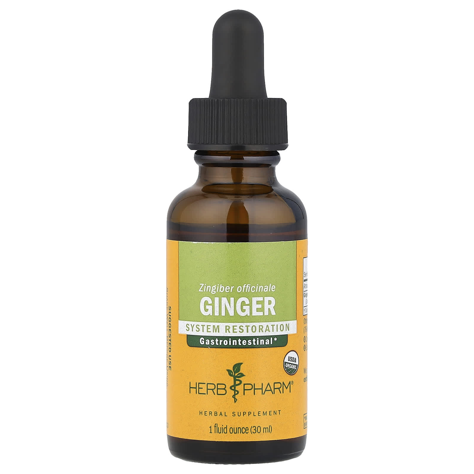 

Ginger, 30 mL (1 Fl Oz) (598 Mg per serving)