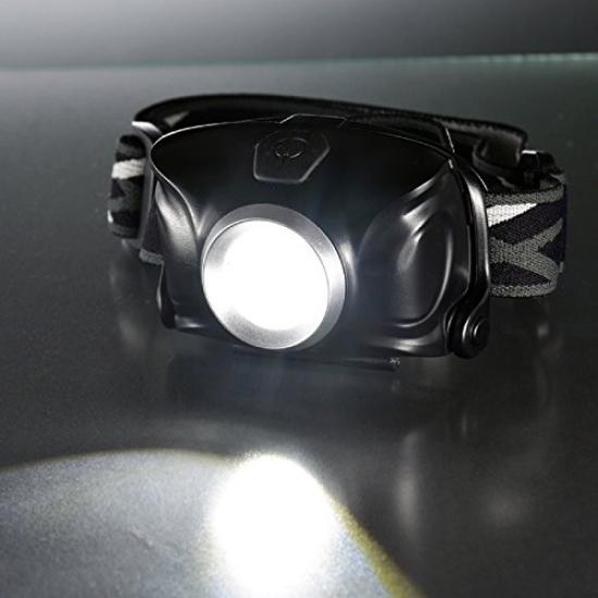 OHM LED Headlight, Black, LC-SYW1-K, 07-8871