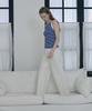 JUCYJUDY Striped Sleeveless Halter Knit J1Kt020A
