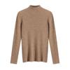 Solid Colour Cashmere Sweater Black Pullover Innerwear Autumn and Winter Knitted Bottom Shirt