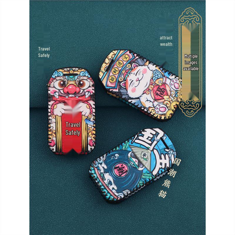 Kaiyi Kunlun 300/500 Skórzany Zestaw Etui na Klucze dla Modeli 2023