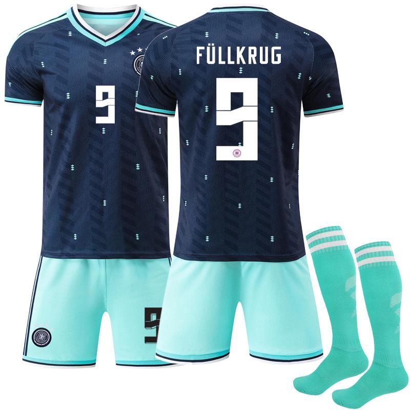 2627 No. 9 Fullkrug Germany World Cup Away Jersey