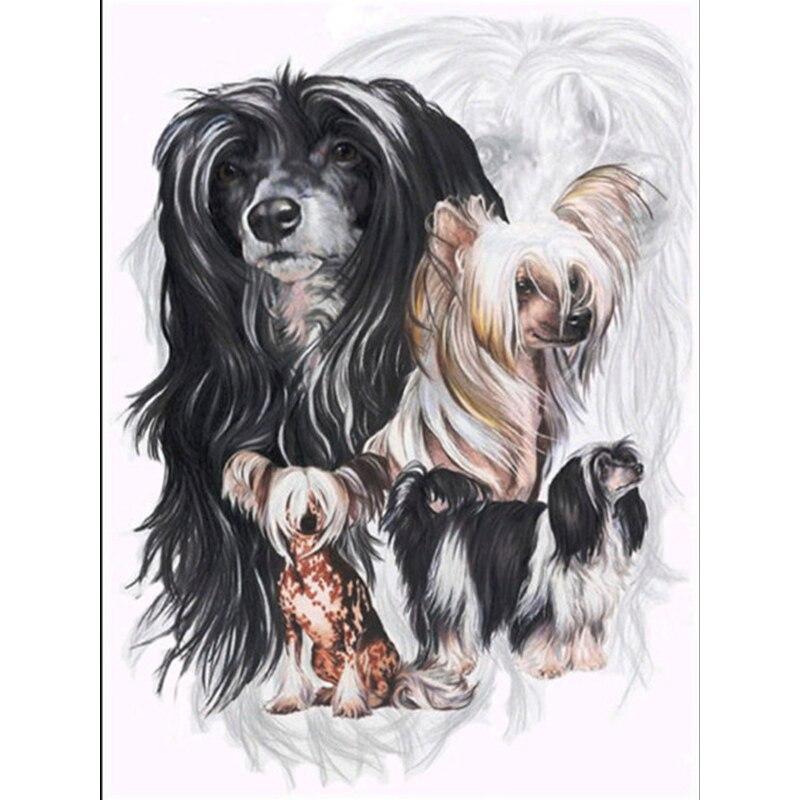5D DIY Diamond Painting Kit  Dogs  Art Diamond Embroidery Rhinestones Decorations for Home