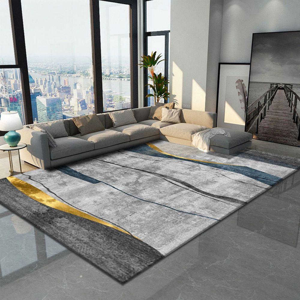 Modern Crystal Velvet Rug Affordable Large Area Home Bedroom Rug Living Room Sofa Coffee Table Mat Simple Lounge Mat