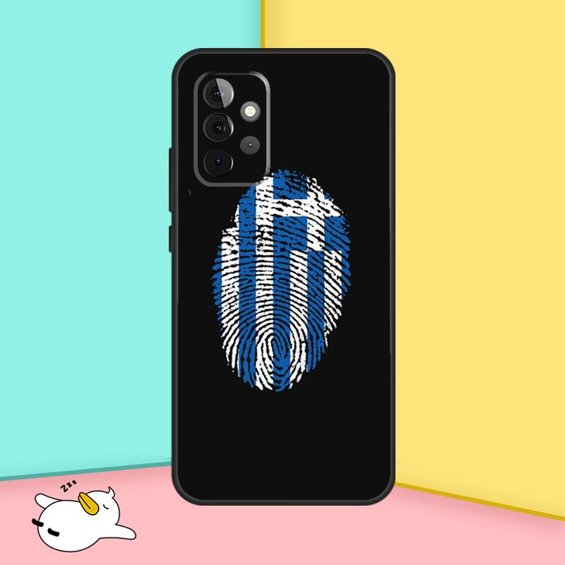 Griechenland Griechische Flagge Hülle Für Samsung Galaxy A15 A55 A35 A52 A32 A12 A16 A26 A36 A56 A53 A33 A13 A14 A34 A54 A17