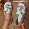 Fashion 2025Women's Versatile Embroidered Shoe Loafers New Style Spring Ethnic Fashion Cloth Shoes Hanfu Casual Single Shoes for Mom