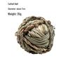 Natural Handmade Woven Rattan Teething and Chew Toy for Rabbits, Hamsters, and Chinchillas - Boredom Relief Ball