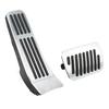 Brake Pedal Accelerator Pad Kit Aluminum Alloy Rubber Nonslip Replacement for Mazda 3 AXELA