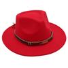 Feather Decoration Ethnic Style Top Hat Tibetan Jazz Hat Temperament Felt Hat Imitation Wool Hat Men'S And Women'S Ins Style