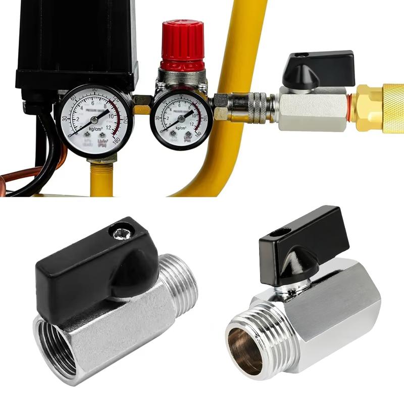 High pressure corrosion resistant 1/4 BPS ball valve without air leakage for automotive repair & decoration & automation industy