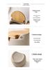 Japanese Ceramic Seasoning Jar Set with Bamboo Lids - Home & Restaurant Use