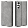 For Samsung Galaxy A35 5G Skin Touch Feeling Case PU Leather Magnetic Auto-absorbed Phone Cover