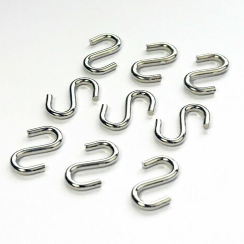 S HOOK 10Pcs 2 1/5" INCH S HOOK LOT OF STEELS HOOKS S-HOOKS