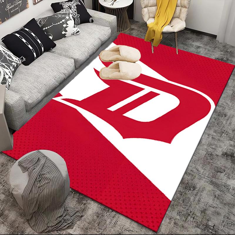 Detroit Red Wings Crest Area Rug Suitable for Indoor And Outdoor,Carpets for Kitchens, Homes, Offices, Living Rooms,Home Decor,Christmas Gift