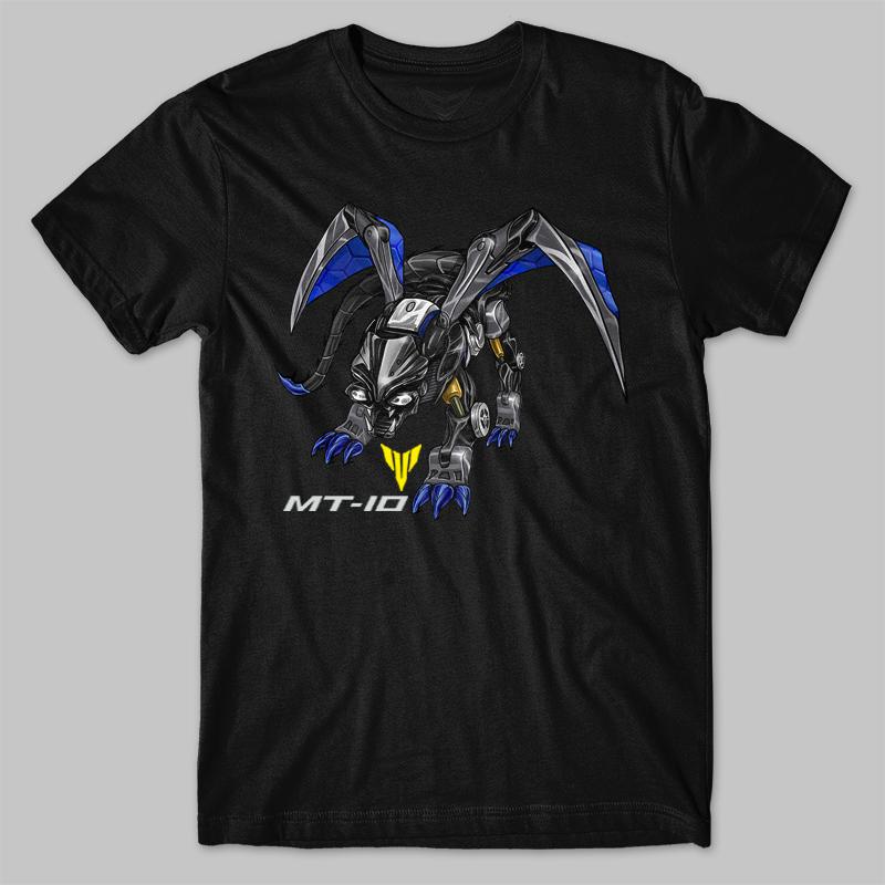 Classic Japanese Motorcycle MT-10 2022 Dragon Inspiration T-Shirt New 100% Cotton O-Neck Summer Short Sleeve Casual Mens T-shirt