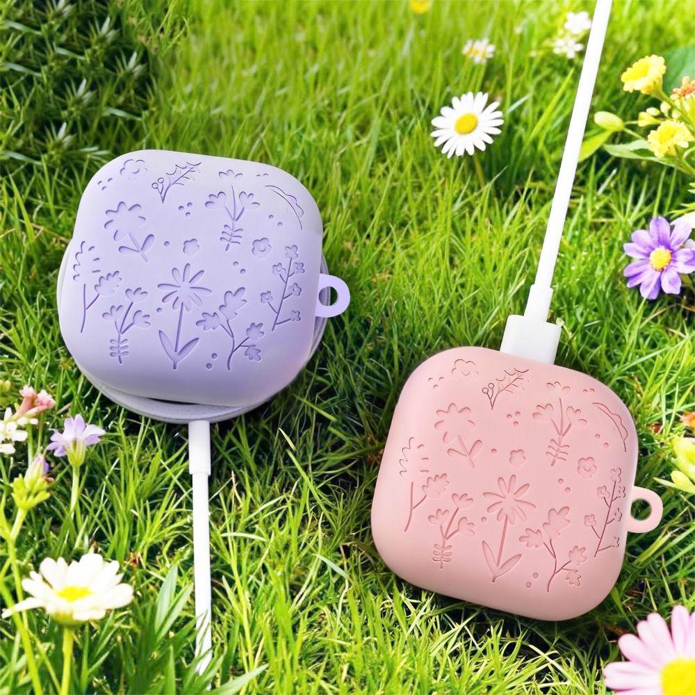Liquid Silicone Earbuds Cover Bluetooth Earbuds Case for Samsung Galaxy Buds4/4pro Travel
