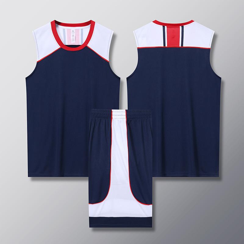 Basketball suit Men's sports quick-drying competition team uniform vest Children's basketball training suit Large size jersey Sleeveless